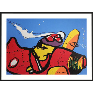 red baron herman bread screen printing