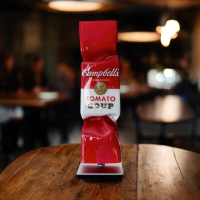 art candy ad van hassel campbell soup warhol