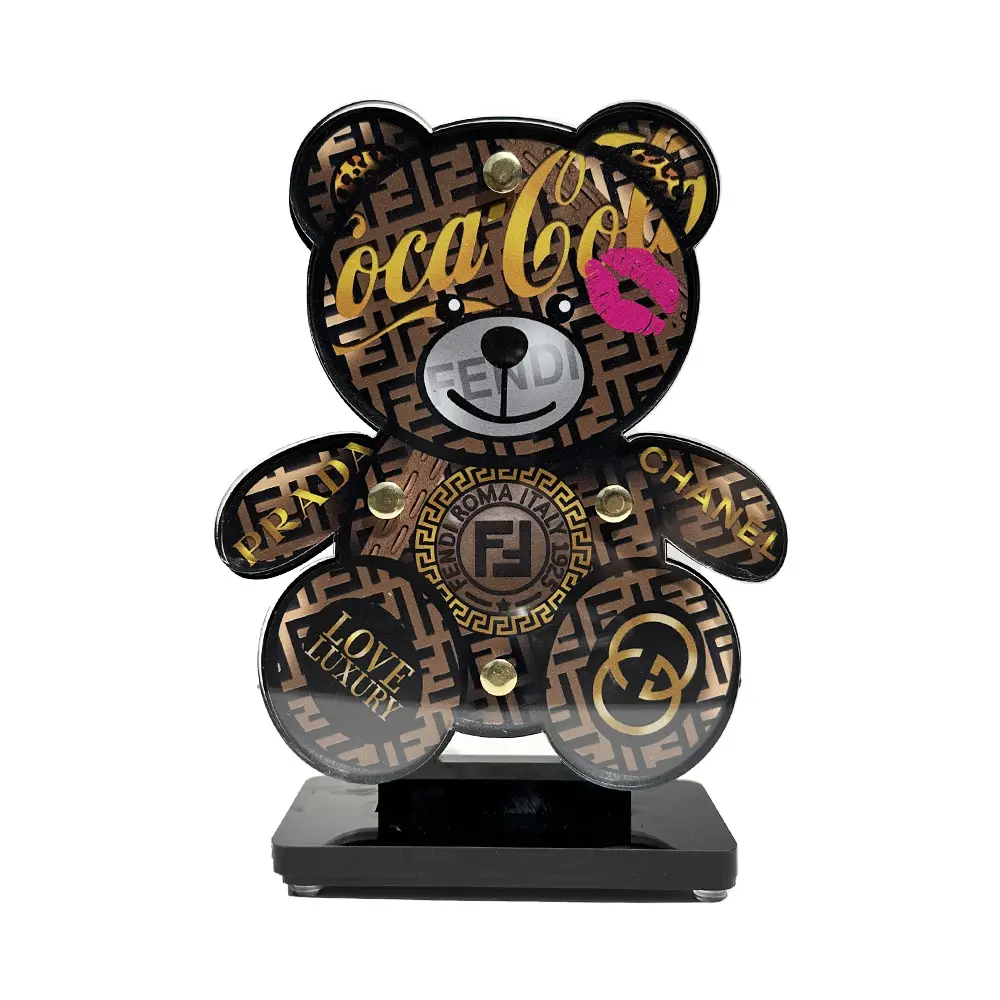 Ad van Hassel Pop Art - 'Homage to Fendi Bear' | Amersfoort Art