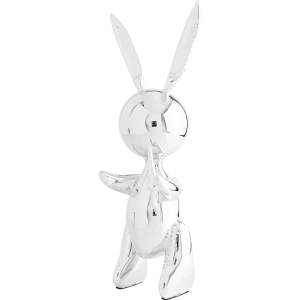 balloon rabbit silver