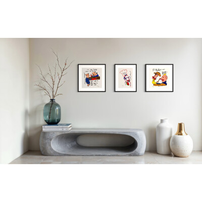 herman brood zeefdruk en een botje voor de hond