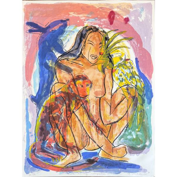 silkscreen anton peace earth darling companion