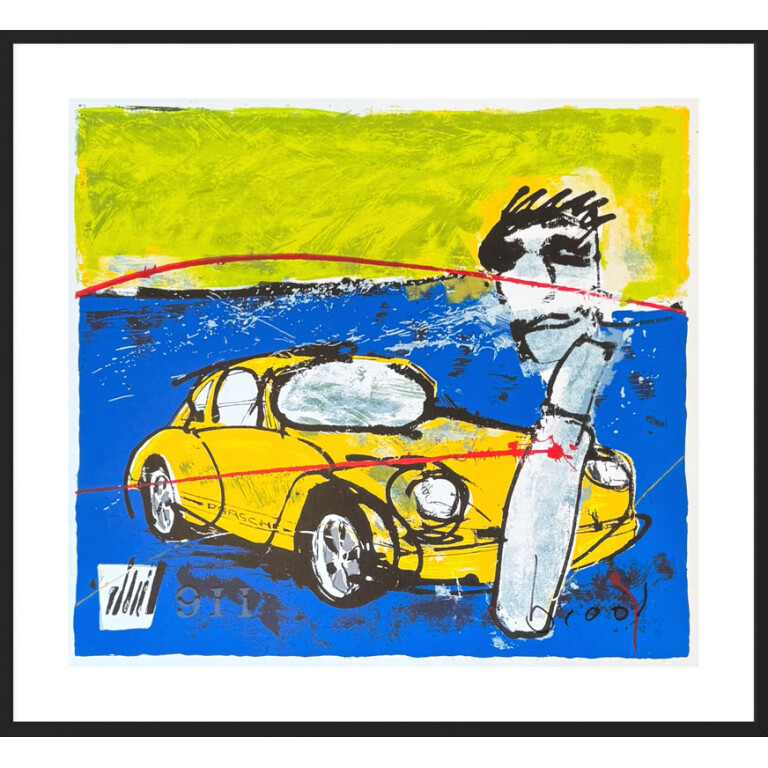 herman bread porche 911 silkscreen