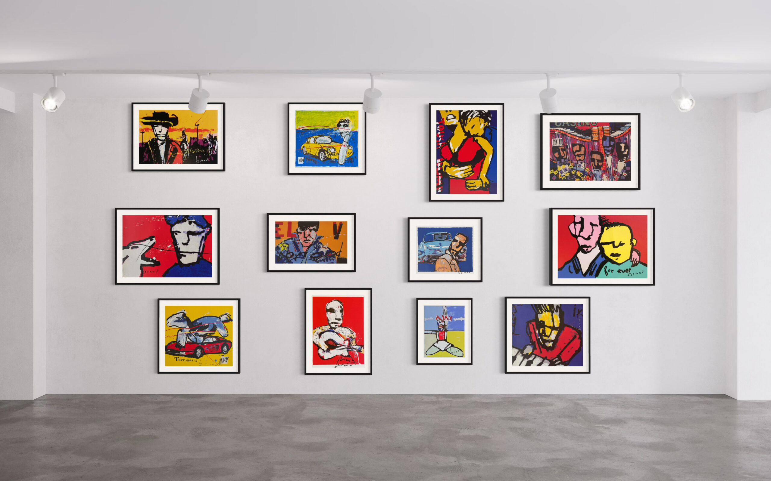 Buying Herman Brood silkscreens with feeling