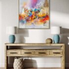 painting abstract william malucu