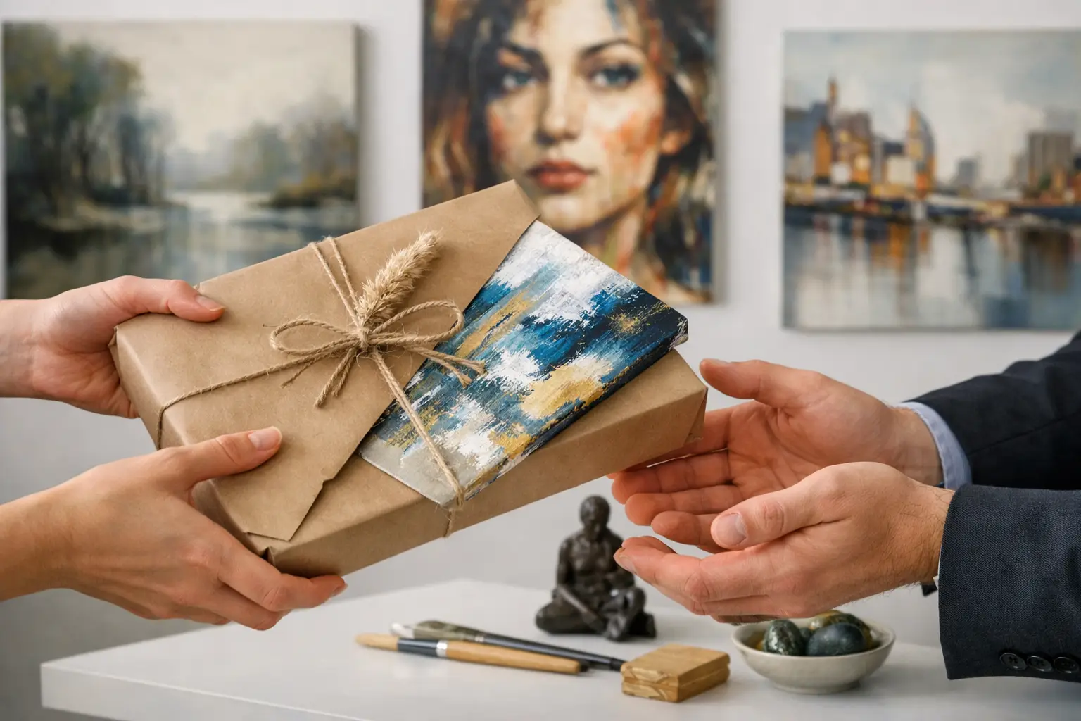 Art gift giving tips that really fit